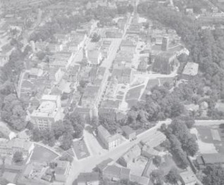 układ urbanistyczny miasta od strony płd - zach., skan 1