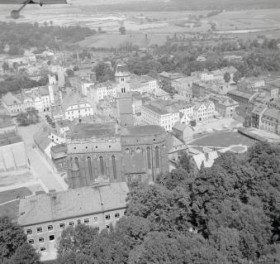 zabudowa centrum przy kościele św. Jakuba od strony płd., skan 1