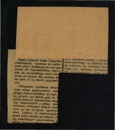 wycinek z czasopisma „Życie Lubelskie” nr 212 z 28 października 1977 r. zawierający tekst pt. Park puławki pod opieką Ministerstwa Kultury i Sztuki , skan 2