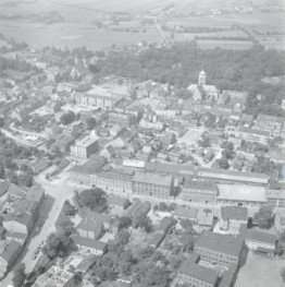 układ urbanistyczny miasta od pol., skan 1