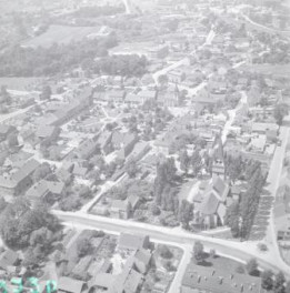 widok ogólny miasta od strony płd - wsch., skan 1