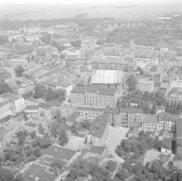 zabudowa miasta od strony płd - zach., skan 1