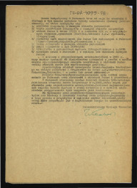 list Zygmunta Nowakowskiego do G. Ciołka z 3 lutego 1958 r. dotyczący otwarcia domku gotyckiego, skan 2
