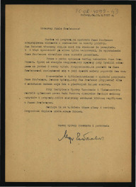 przeprosiny z 22 maja 1957 r. dla G. Ciołka w związku z zakwestionowaniem sumy należnej za przyjazd do Puław; ponadto informacje dotyczące stanu prac na terenie miejscowego parku , skan 1