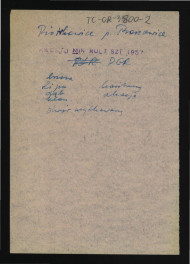 wypis z Kwestionariusz Ministerstwa Kultury i Sztuki  z 1957 r. , skan 1