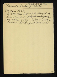wypis z Środoń A., Inwentarz zabytkowych dębów w Polsce w: „Ochrona Przyrody”, R. 14 (1934) dotyczący kilkudziesięciu wiekowych dębów w miejscowym ogrodzie należącym do hr. Augusta Krasickiego , skan 1