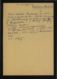 wypis z Słownik Geograficzny Królestwa Polskiego t. VIII. s. 107-108 dotyczący zamku i jego właścicieli na przestrzeni wieków XV-XIX , skan 1