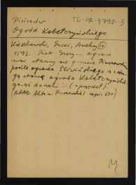 wypis z Kieszkowski W., Santi Gucci Fiorentino – recenzja w: „Biuletyn Historii Sztuki” t. III (1934-35), Aneksy; czternaście kart, skan 3
