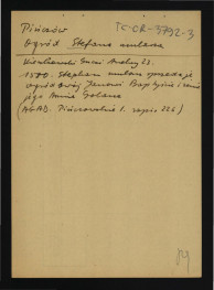 wypis z Kieszkowski W., Santi Gucci Fiorentino – recenzja w: „Biuletyn Historii Sztuki” t. III (1934-35), Aneksy; czternaście kart, skan 5