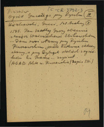 wypis z Kieszkowski W., Santi Gucci Fiorentino – recenzja w: „Biuletyn Historii Sztuki” t. III (1934-35), Aneksy; czternaście kart, skan 13