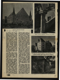 2 karty z czasopisma „Ziemia” nr 11 (1957) zawierające tekst autorstwa T. Chrzanowskiego pt. Renesansowe pałace śląskie dotyczący m.in. pałacu w tej miejscowości; brak obwoluty                                                                   , skan 4
