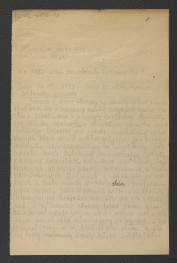 wypis z Tek Schneidra (nr 1752) zawierający wyciągi z czasopisma „Czas” nr 140 (1852), Przewodnika z 1864 r. dotyczącego dziejów oraz prac i kosztów przy miejscowym założeniu parkowego; trzy karty , skan 1