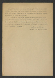 opinia z 27 stycznia 1960 r. w sprawie założeń projektowych dla zabytkowego ogrodu w Zatorze w związku z opracowaniem projektu przekształcenia go na park miejski przez Miejskie Biuro Studiów i Projektów Budownictwa w Krakowie opracowana przez H. Malinowską w 1959 r. , skan 2