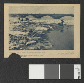 wycinek z publikacji tematycznej zawierającej dwubarwną reprodukcję fotografii przedstawiającą klasztorne zabudowania , skan 2