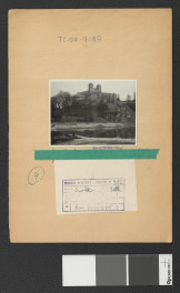 widok na miejscowy klasztor od południa , skan 1