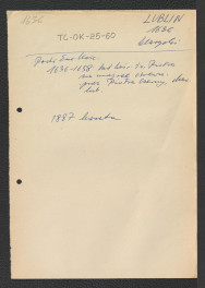 wypis z Podręczna Encyklopedia Kościelna, red. ks. Zygmunt Chełmicki, t. I-XLIV, Warszawa, 1904-1916 zawierający zwięzłą chronologię miejscowego opactwa począwszy od jego zaistnienia w 1479 r., skan 1