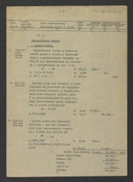 kosztorys do projektu techniczno-roboczego nasadzanie roślin: Wilanów – ogród pałacowy (dziedziniec pałacowy) autorstwa E. Dobrowolskiego z 17 marca 1962 r.; trzynaście kart , skan 3