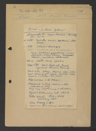wypis z Mamuszka Franciszek, Województwo Gdańskie. Przewodnik, Warszawa 1959, s. 120 zawier. chronologię ważniejszych epizodów w dziejach miejscowego zespołu klasztornego począwszy od roku 1175 kiedy to Subisław, dawny namiestnik Bolesława Krzywoustego, osadził cystersów z Kołbacza; wzmianka o ogrodzie botanicznym założonym w 1953 r.; odsyłacz do Gloger Zygmunt, Encyklopedia Staropolska, Warszawa 1902 wzmiankująca ufundowanie klasztoru w 1173 r., skan 1