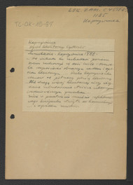 wypis z Łuszczkiewicz Władysław, Koprzywnica, 1888 charakteryzujący otoczenie klasztoru   , skan 1