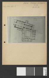 rzut przyziemny miejscowego klasztoru                      , skan 1