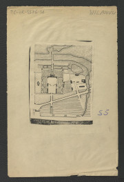 fragment planu miejscowego zespołu pałacowo-ogrodowego z 1682 r.; nadbitka planu zamieszczonego w Ciołek G., Ogrody polskie, Warszawa 1954, s. 63, skan 1