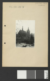 widok na kościół klasztorny od południowego wschodu , skan 2