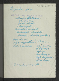 wypis z Kwestionariusz Ministerstwa Kultury i Sztuki  z 1957 r.             , skan 1