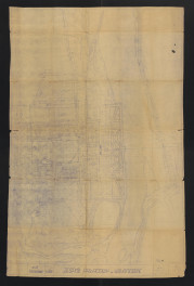 Wilanów-plan sytuacyjno - wysokościowy. Napisy: miasto stołeczne Warszawa; ZESPÓŁ PAŁACOWY   w WILANOWIE ; 1:500. Podane wymiary i punkty wysokościowe, skan 1