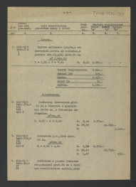 kosztorys do projektu techniczno-roboczego dróg i ścieżek: Wilanów – ogród pałacowy (kwatera przy figarni) autorstwa E. Dobrowolskiego z 19 marca 1962 r.  , skan 2