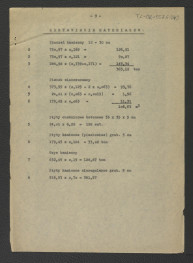 kosztorys do projektu techniczno-roboczego dróg i ścieżek: Wilanów – ogród pałacowy (kwatera przy figarni) autorstwa E. Dobrowolskiego z 19 marca 1962 r.  , skan 10