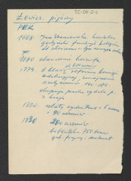 wypisy źródłowe z Podręczna Encyklopedia Kościelna, red. ks. Zygmunt Chełmicki, tom I-XLIV, Warszawa, 1904-1916 wzmiankujący funkcję kolegium klasztornego z 1668 roku przez kasztelana Jana Szamowskiego oraz ważniejsze daty z późniejszej historii klasztoru , skan 1