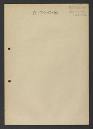 karta o charakterze brudnopisu z datą rozpoczęcia budowy zespołu klasztornego i z przypuszczalną datą jej zakończenia, skan 1