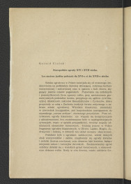 nadbitka ze Sprawozdań Towarzystwa Naukowego Warszawskiego (Wydział II, Rok XL – 1947) zawierający tekst G. Ciołka pt. Staropolskie ogrody XVI i XVII w.; dwie karty  , skan 2
