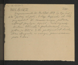 wypis z Szymanowski W., Królestwo Polskie…, Warszawa 1859, .s 46 wzmiankujący biskupa kujawskiego Jędrzeja Lipskiego odpowiedzialnego za założenie ogrodu i zwierzyńca oraz Antoniego Ostrowskiego, inicjatora rozbudowy miejscowego pałacu , skan 1