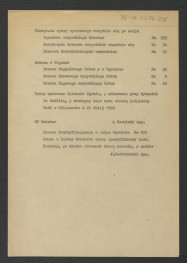 inwentarz Ogrodu Włoskiego Wilanowskiego, Budynku Ogrodniczego iako tez Pomaranczarnicy y Wszelkich Drzew, Drzewek, sprzętów y naczynia Wszystkiego w nim znaydującego się d. 27 Junij A. 1729 na gruncie wypisany; dwanaście kart; brak karty dwóch stron, skan 11