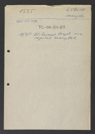 odsyłacz do Podręczna Encyklopedia Kościelna, red. ks. Zygmunt Chełmicki, t. I-XLIV, Warszawa, 1904-1916 wzmiankujący zastąpienie klasztoru karmelitów bosych szpitalem szarytek w roku 1835                                                                                              , skan 1