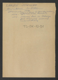 wypis z Kłoczewski, 1956 wzmiankujący dokument fundacyjny księcia Warcisława; uformowanie konwentu w 1226 r. oraz konsekracje kościoła św. Jakuba w kolejnym roku , skan 1