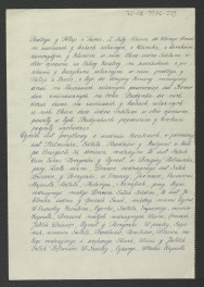 Inwentarz Ogrodu Włoskiego Willanowskiego, Budynku Ogrodniczego iako tez Pomaranczarnicy y Wszelkich Drzew, Drzewek, sprzętów y naczynia Wszystkiego w nim znaydującego się d. 27 Junij A. 1729 na gruncie wypisany – wypis z Muzeum Czartoryskich dokonany przez Żelechowską 4 czerwca 1958 r.; szesnaście kart                       , skan 3