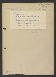 odsyłacz do Przegląd Zabytków Województwa Poznańskiego, WKZ Poznań, Poznań 1957 wzmiankujący ufundowanie miejscowego klasztoru przez Przemysła I Wielkopolskiego ok. 1243 r. oraz przebudowę klasztoru w XVIII w.; Gloger Zygmunt, Encyklopedia Staropolska, Warszawa 1902 wzmiankujący klasztor, szpital i szkołę ok. 1243 r. , skan 1