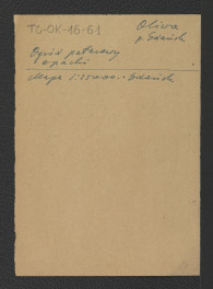 karta opisowa do mapy (1 : 25000), skan 1