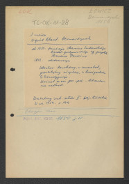 wypis z Katalog Zabytków Sztuki w Polsce: Województwo Łódzkie, tom II, red. Szablowski Jerzy, Warszawa 1954, strona 144 wzmiankujący ufundowanie klasztoru około 1650 roku przez kasztelana gostyńskiego Marcina Sadowskiego według projektu Tomasza Pancino ora, skan 1