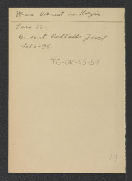 wypis z Łoza Stanisław, Słownik architektów i budowniczych Polaków oraz cudzoziemców w Polsce pracujących, Warszawa 1931, s. 32 wzmiankujący budowę kościoła św. Krzyża według planów Józefa Bellotto w latach 1682-1696 , skan 1