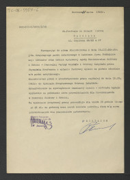 prośba z 31 marca 1958 r. ze strony Centralnego Zarządu Muzeów i Ochrony do G. Ciołka o wydanie opinii , skan 1