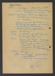 wypis z Podręczna Encyklopedia Kościelna, red. ks. Zygmunt Chełmicki, t. I-XLIV, Warszawa, 1904-1916 zawier. ważniejsze daty w dziejach miejscowego klasztoru począwszy od roku 1642 r. kiedy to Szwedzi przepędzili z Czech i Moraw zakonników, których przyjął król Władysław IV , skan 2