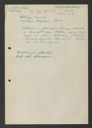 notatka dotycząca klasztoru usytuowanego w południowej części Starego Miasta wzniesionego około 1650 roku , skan 1