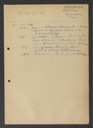 wypis z Podręczna Encyklopedia Kościelna, red. ks. Zygmunt Chełmicki, t. I-XLIV, Warszawa, 1904-1916 zawierający ważniejsze epizody w dziejach miejscowego klasztoru począwszy od 1641 r. kiedy to Marcin Świczyński dokonał darowizny na rzecz zakonu , skan 1