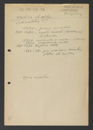 wypis z Ciesielska Karola, W zasięgu krzyżackiego miecza, Warszawa 1961, s. 45 zawierający ważniejsze daty w dziejach miejscowości począwszy od uzyskania praw miejskich w roku 1276, skan 1