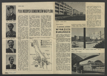 karta ze „Stolicy” zawierająca reprodukcje dwubarwnych fotografii ukazujących rzeźby autorstwa Henryka Kuny i Xawerego Dunikowskiego znajdujące się w miejscowej oranżerii      , skan 2