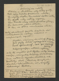 wypis z Irena Zofia Turowska-Barowa, …. w: „Zabawy Przyjemne i Pożyteczne” t. I – IV, cz. 1, t. IX (1770-1777), s. 49, 51, 136-150; 170-172 dotyczący ogrodów w okolicach Warszawy; sześć kart  , skan 4