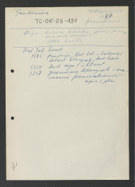 odsyłacz do Gloger Zygmunt, Encyklopedia Staropolska, Warszawa 1902 wzmiankujący przynależność do kustodii lubelskiej oraz jego kasatę w 1864 r.; wypis z Katalog Zabytków Sztuki-Sandomierz zawierający ważniejsze daty w dziejach średniowiecznych miejscowego klasztoru począwszy od 1245 r. kiedy ufundowano klasztor klarysek z inicjatywy Bolesława Wstydliwego , skan 1